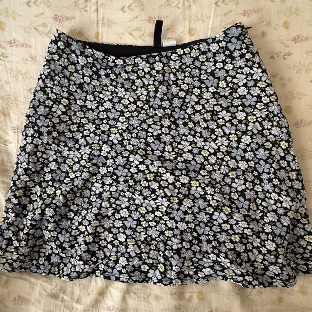 h&m floral skirt